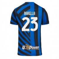 Moški Nogometni dresi Inter Milan Nicolo Barella #23 Domači 2024-25 Kratek Rokav